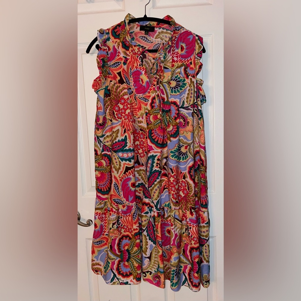 MAIA  Floral Sleeveless Women's Dress Size 12 NWT